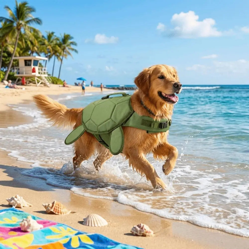 Dog Turtle Swimming Vest